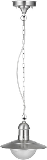 Avide Εξωτερικό Φωτιστικό Οροφής Imperial 1xE27 IP44 Ανοξείδωτο Ατσάλι